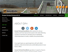 Tablet Screenshot of gphomeworks.com